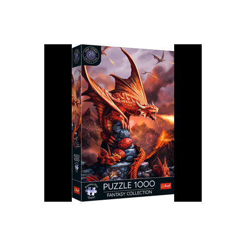 Egmont Kärnan Pappussel Trefl 1000 Bitar Premium Fire Dragon