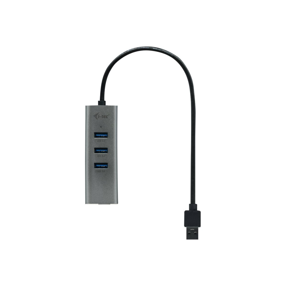 Produktbild för i-Tec USB 3.0 Metal Passive HUB - hubb - 4 portar