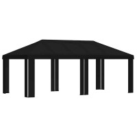 Produktbild för Tältöverdrag 6 x 3 m Svart Polyester 190 gsm