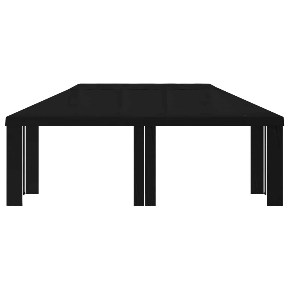 Produktbild för Tältöverdrag 6 x 3 m Svart Polyester 190 gsm
