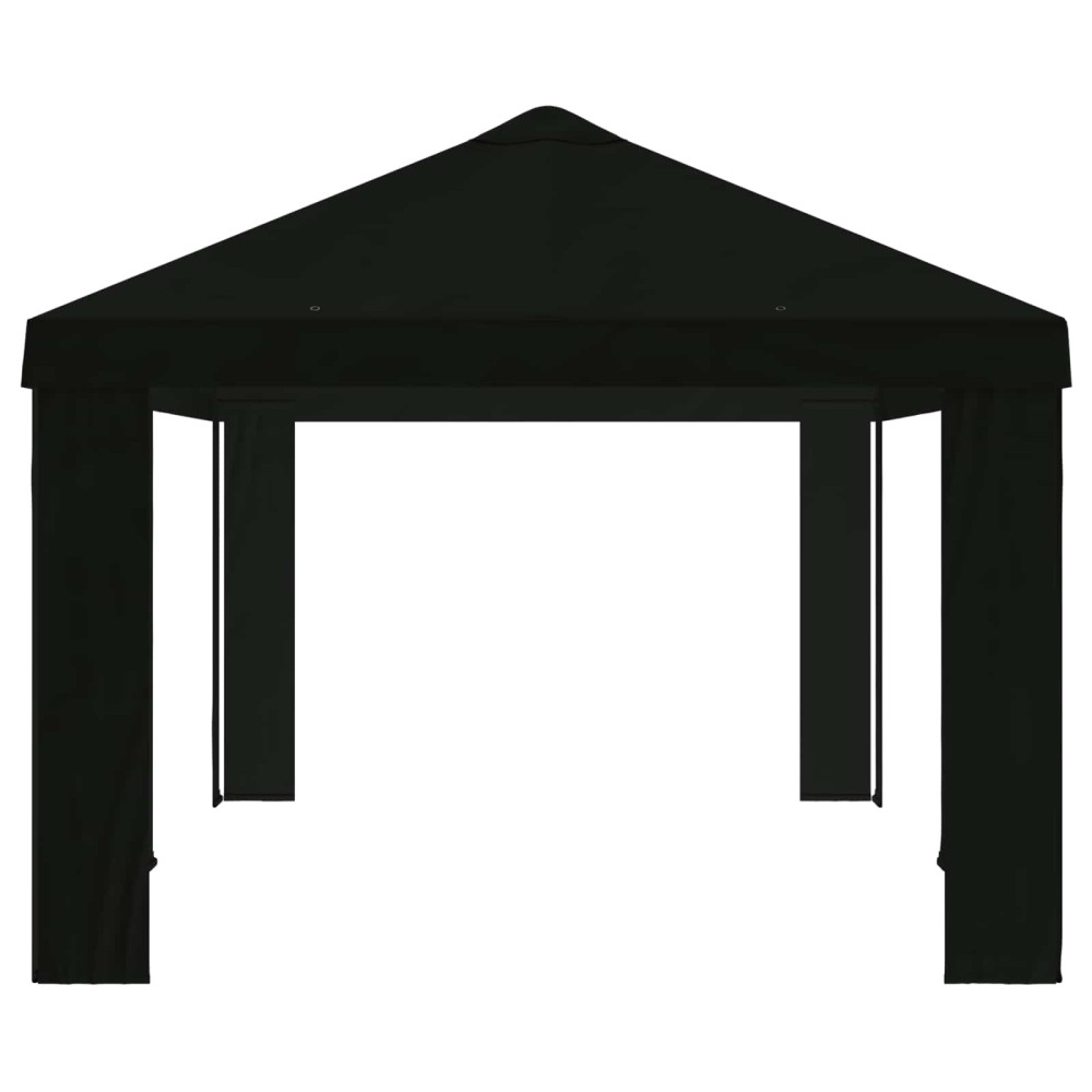 Produktbild för Tältöverdrag 6 x 3 m Svart Polyester 190 gsm