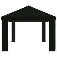 Produktbild för Tältöverdrag 6 x 3 m Svart Polyester 190 gsm