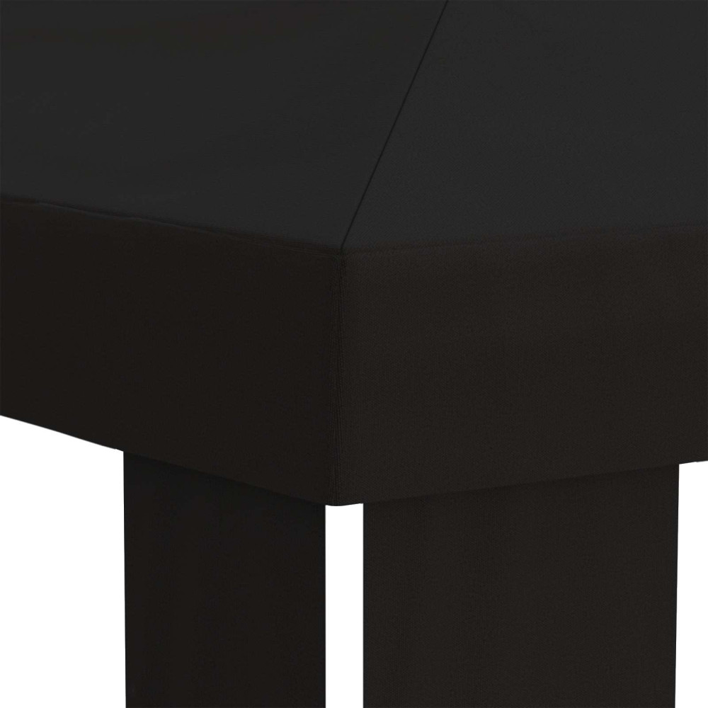 Produktbild för Tältöverdrag 6 x 3 m Svart Polyester 190 gsm