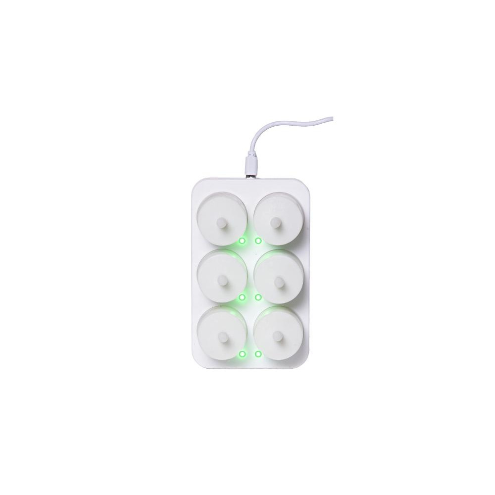 Produktbild för Värmeljus STAR T LED laddstation 6 ljus