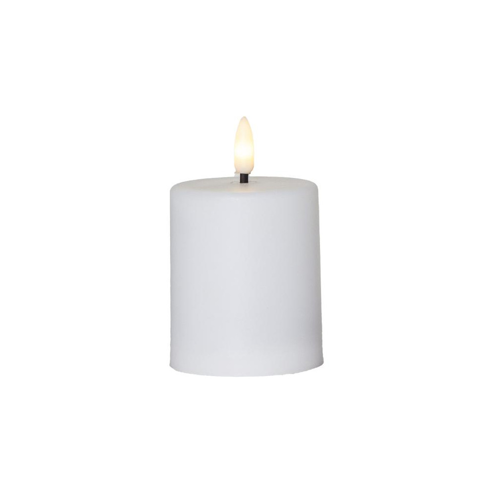Produktbild för Blockljus STAR T LED Paula 10cm vit