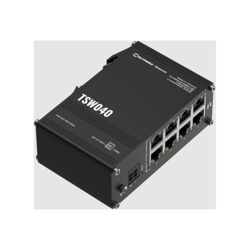 Produktbild för Teltonika TSW040 - switch - 8 portar - ohanterad