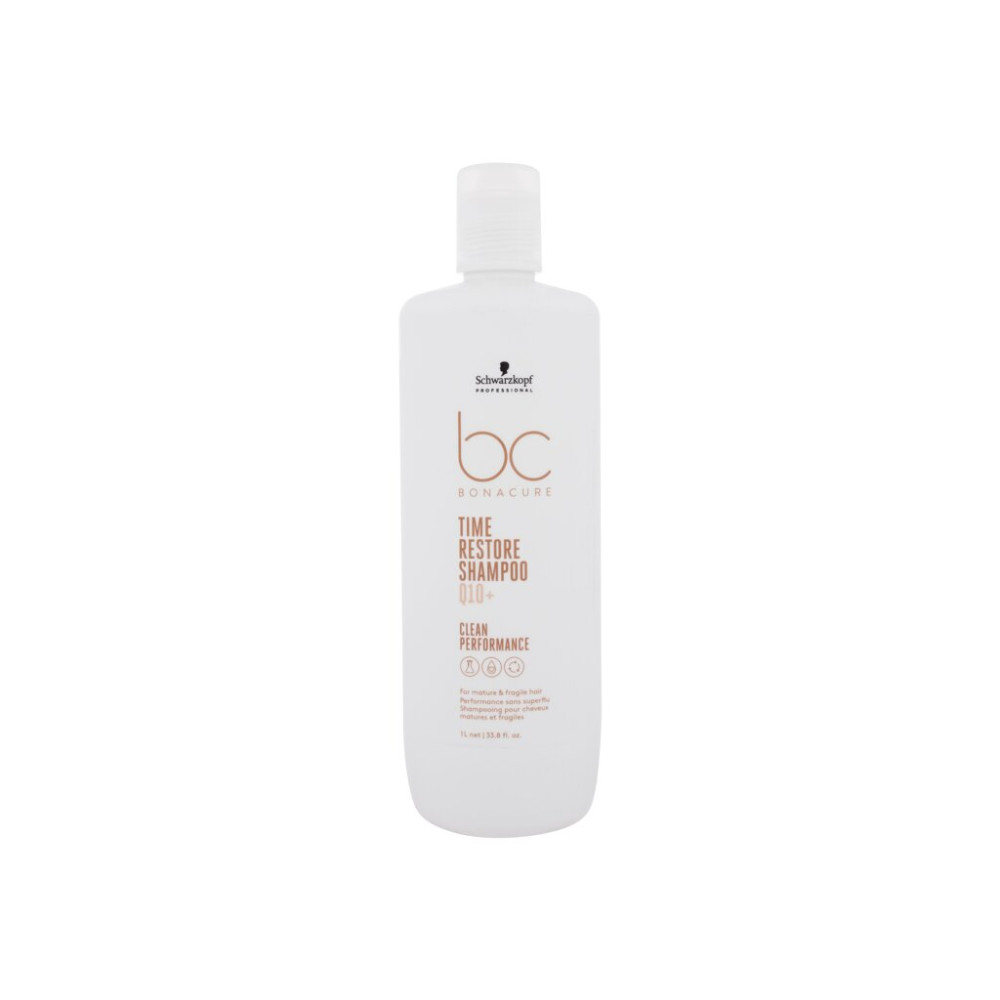 Produktbild för Schwarzkopf Professional BC Q10+ Time Restore Shampoo 1000ml