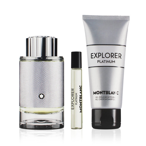 Montblanc Montblanc Explorer Platinum SET M (EDP 100ml + SG 100ml + Travel Spray 7,5ml)