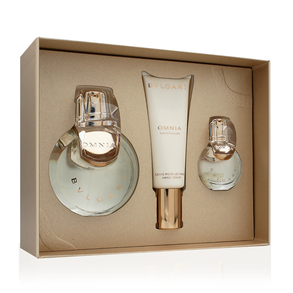 Produktbild för Bvlgari Omnia Crystalline SET W (EDT 100ml + EDT 15ml + HC 40ml)