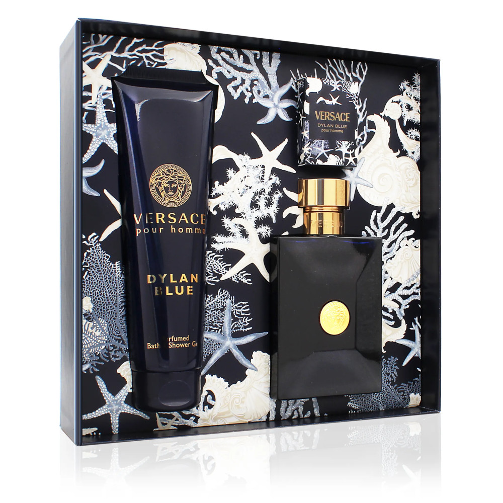 Produktbild för Versace Dylan Blue Pour Homme SET M (EDT 100ml + SG 150ml + EDT 5ml)