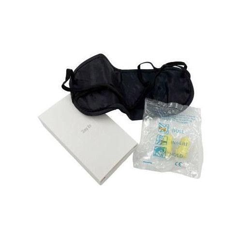 Multi Sove Kit White i hvid æske. Sovemaske og hørepropper,100 stk...