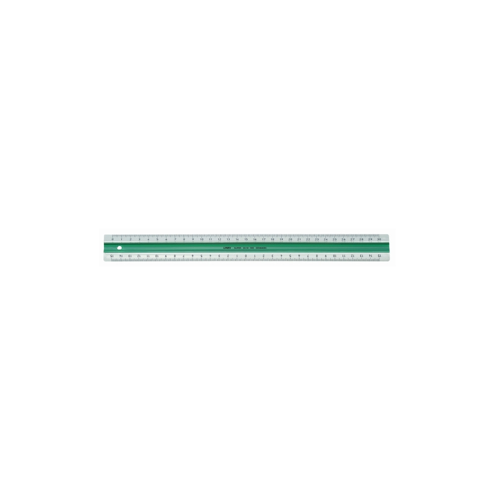 Produktbild för Linjal, Linex® Super, plast, dubbelsidig, L: 50 cm, genomski...