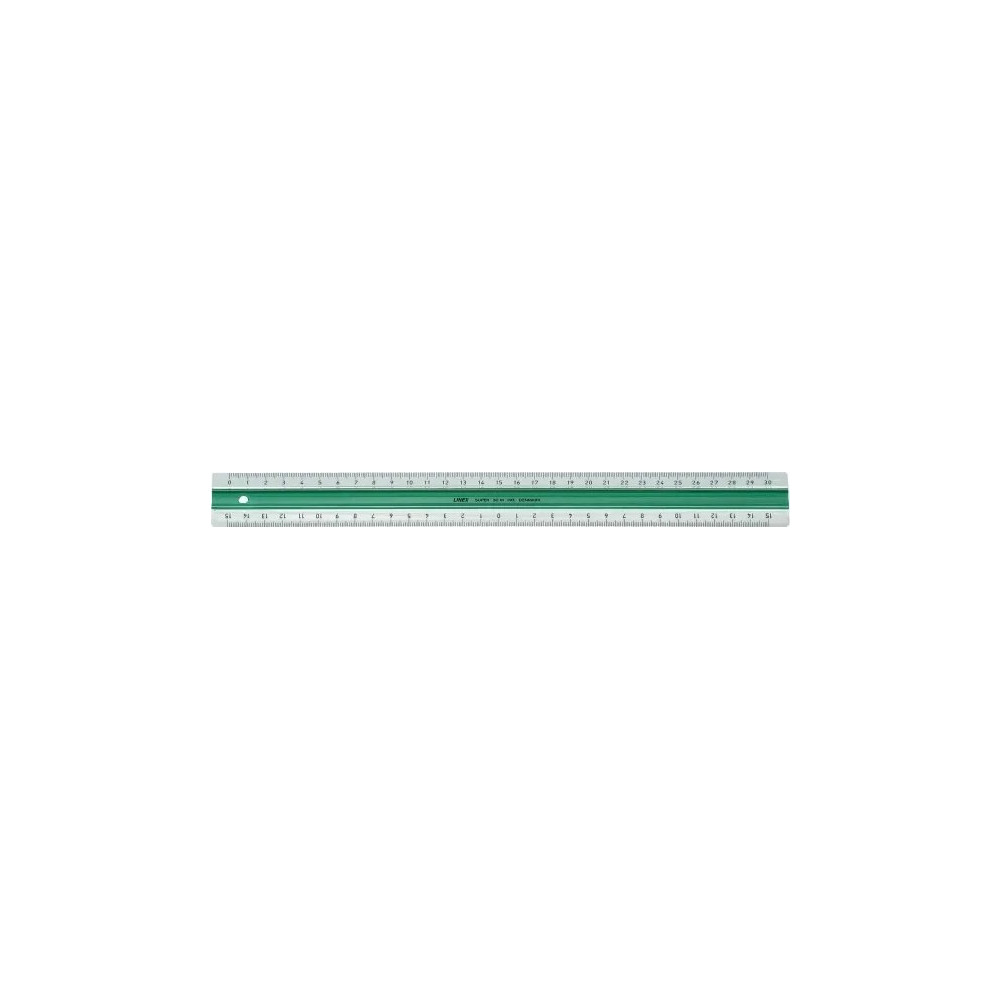 Produktbild för Linjal, Linex® Super, plast, dubbelsidig, L: 50 cm, genomski...