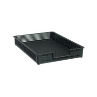 Produktbild för Brevbakke, Bantex Orth 9892, polystyren, A4, HxBxD: 4,6 x 24...