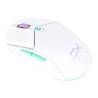 Produktbild för HyperX Pulsefire Haste 2 - mus - 2.4 GHz, Bluetooth 5.2 - vit