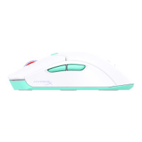 Produktbild för HyperX Pulsefire Haste 2 - mus - 2.4 GHz, Bluetooth 5.2 - vit