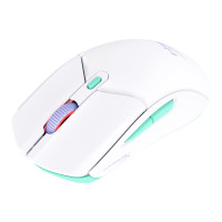 Produktbild för HyperX Pulsefire Haste 2 - mus - 2.4 GHz, Bluetooth 5.2 - vit
