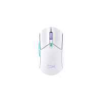 Produktbild för HyperX Pulsefire Haste 2 - mus - 2.4 GHz, Bluetooth 5.2 - vit