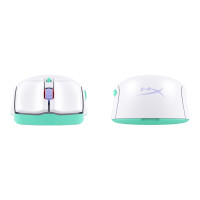 Produktbild för HyperX Pulsefire Haste 2 - mus - 2.4 GHz, Bluetooth 5.2 - vit