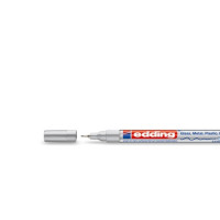 Produktbild för Färgmarkerare, Edding® 780, extra fin, 0,8 mm, silver, 10 st...