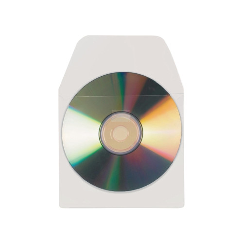 3L CD-fickor Djois® 6832-10, självhäftande, med flik, klara, pa...