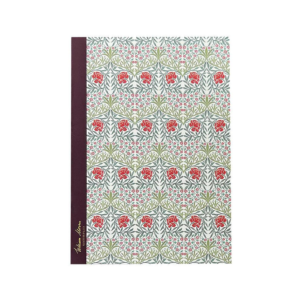 Produktbild för Anteckningshäfte - Oxford Red Pattern - William Morris
