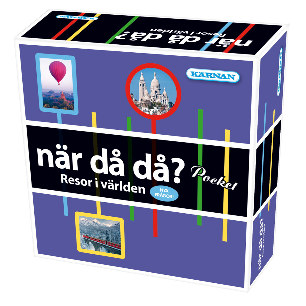 Produktbild för Spel När Då Då? Pocket - Resor i världen 2