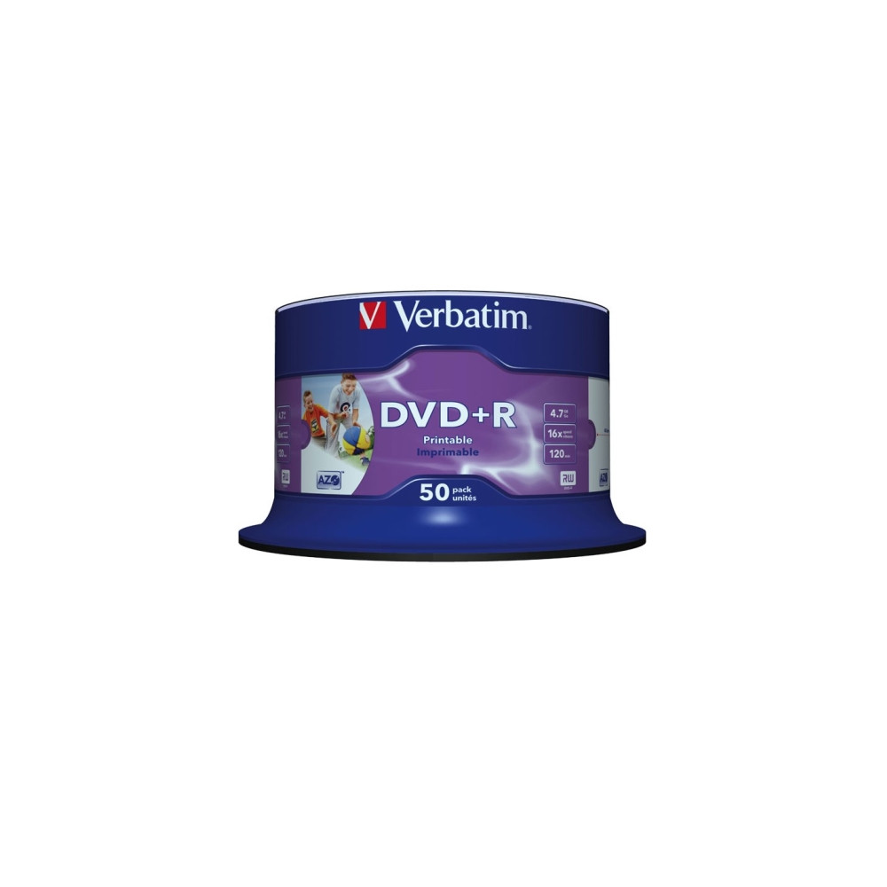 Produktbild för Verbatim - DVD+R x 50 - 4.7 GB - lagringsmedier