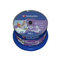 Produktbild för Verbatim - DVD+R x 50 - 4.7 GB - lagringsmedier