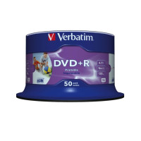 Produktbild för Verbatim - DVD+R x 50 - 4.7 GB - lagringsmedier