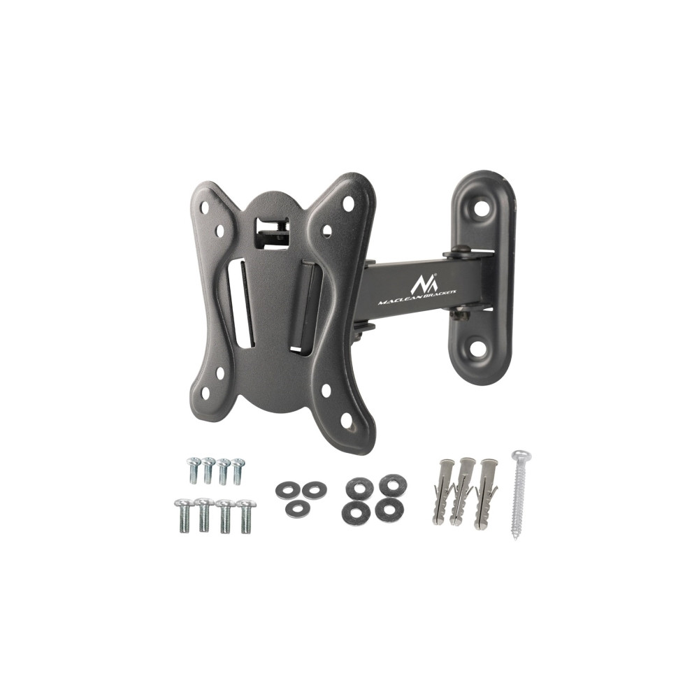 Produktbild för Maclean MC-416 TV-väggfäste 13–32" 30 kg, tiltbart/roterbart...