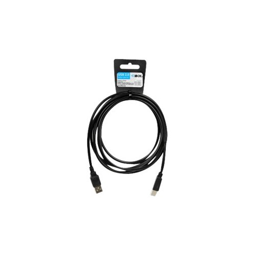 IBOX iBOX - skrivarkabel - USB till USB typ B - 3 m