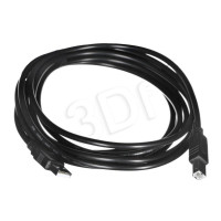 Produktbild för iBOX - skrivarkabel - USB till USB typ B - 3 m