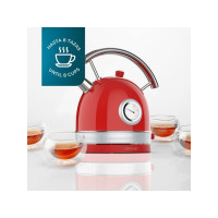 Produktbild för Cecotec Thermosense 420, 1,8 l, 2200 W, Krom, Röd, Rostfritt...