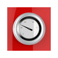 Produktbild för Cecotec Thermosense 420, 1,8 l, 2200 W, Krom, Röd, Rostfritt...