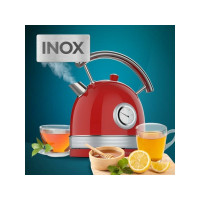 Produktbild för Cecotec Thermosense 420, 1,8 l, 2200 W, Krom, Röd, Rostfritt...