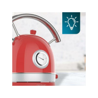 Produktbild för Cecotec Thermosense 420, 1,8 l, 2200 W, Krom, Röd, Rostfritt...