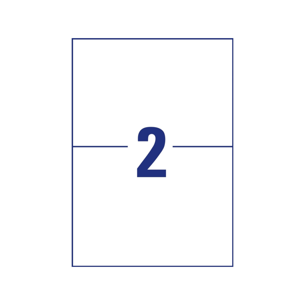 Produktbild för Avery Zweckform - vattentåliga etiketter - matt - 40 etikett (er) - 210 x 148 mm