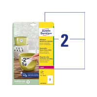 Produktbild för Avery Zweckform - vattentåliga etiketter - matt - 40 etikett (er) - 210 x 148 mm