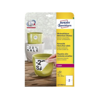 Produktbild för Avery Zweckform - vattentåliga etiketter - matt - 40 etikett (er) - 210 x 148 mm