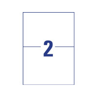 Produktbild för Avery Zweckform - vattentåliga etiketter - matt - 40 etikett (er) - 210 x 148 mm