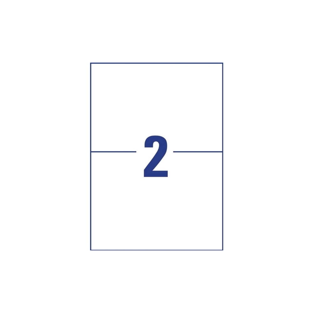 Produktbild för Avery Zweckform - vattentåliga etiketter - matt - 40 etikett (er) - 210 x 148 mm