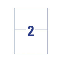 Produktbild för Avery Zweckform - vattentåliga etiketter - matt - 40 etikett (er) - 210 x 148 mm