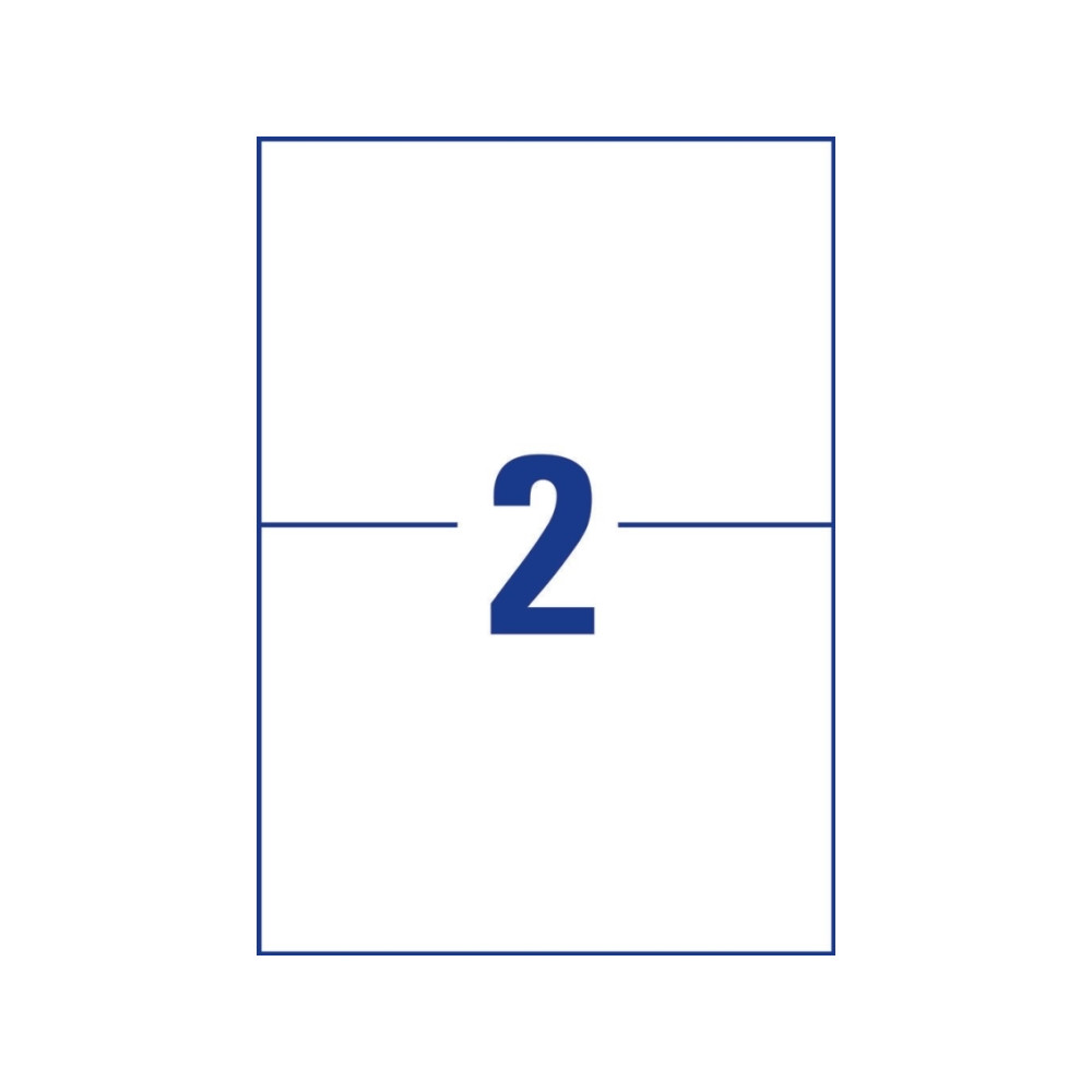 Produktbild för Avery Zweckform - vattentåliga etiketter - matt - 40 etikett (er) - 210 x 148 mm