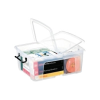 Produktbild för Förvaringsbox, CEP® Strata, 24 l, 20,2 x 39,5 x 49,8 cm, tra...