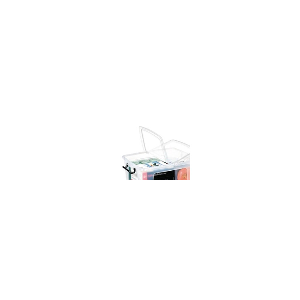 Produktbild för Förvaringsbox, CEP® Strata, 24 l, 20,2 x 39,5 x 49,8 cm, tra...