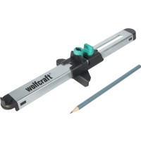 Produktbild för wolfcraft GmbH 6952000, Svart, Rostfritt stål, Europa, 320 m...