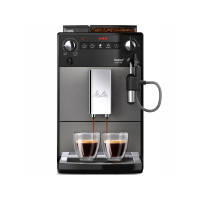 Produktbild för Melitta Series 600 Avanza - automatisk kaffekokare med mjölkskummare - 15 bar - mystisk titan