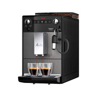 Produktbild för Melitta Series 600 Avanza - automatisk kaffekokare med mjölkskummare - 15 bar - mystisk titan