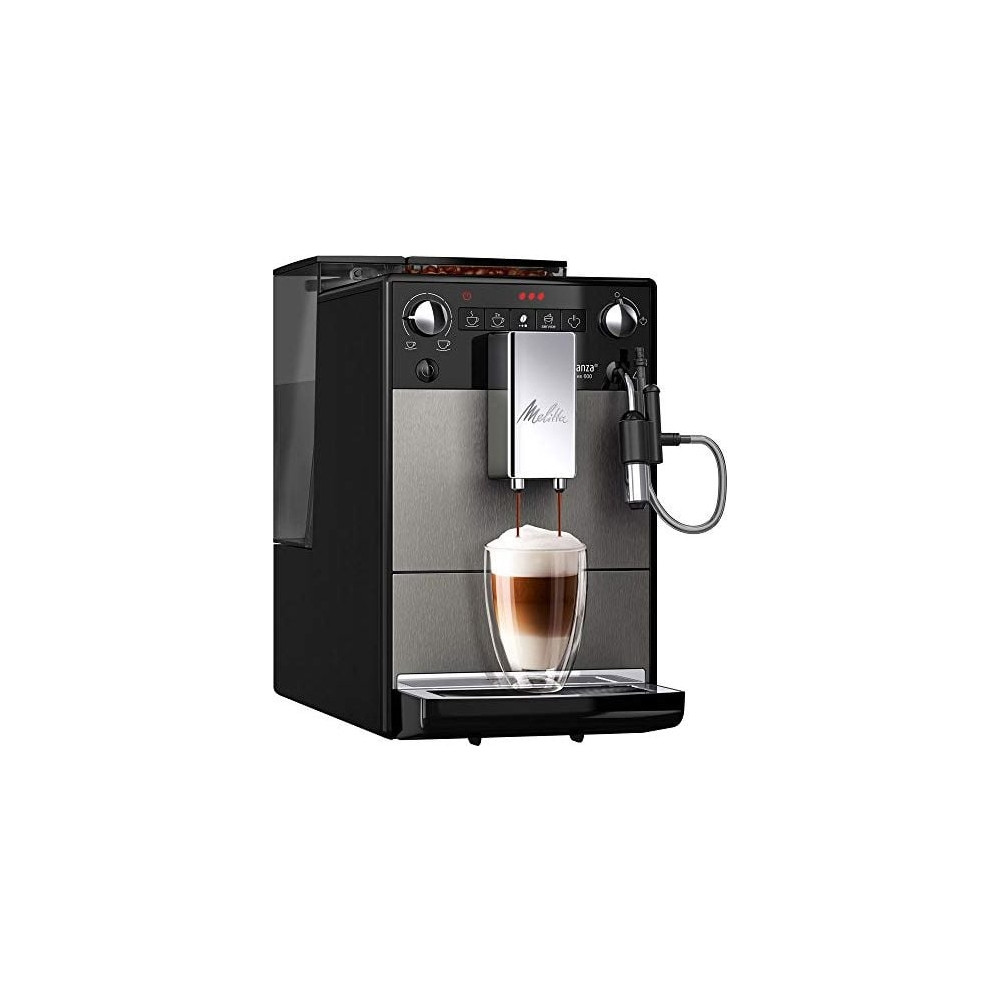 Produktbild för Melitta Series 600 Avanza - automatisk kaffekokare med mjölkskummare - 15 bar - mystisk titan